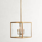 Load image into Gallery viewer, Ferrix Modern Outdoor Lantern Iron Pendant Lamp - Industial Glass Lighting Design
