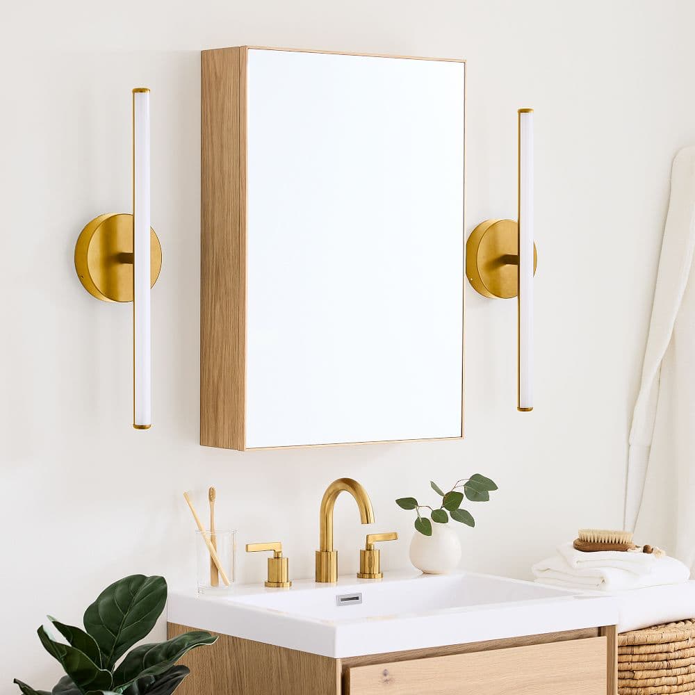 Voro Modern LED Wall Sconce - Metal Bathroom & Hallway Lighting Fixture