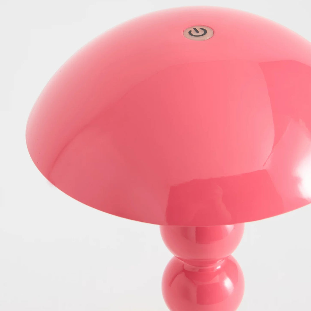 Lampe de table LED Modo – Base empilée en forme d'orbe Abat-jour en forme de champignon Parfaite pour le salon ou la chambre