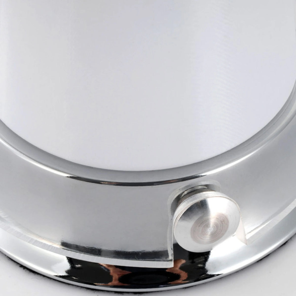 Polished base and button detail