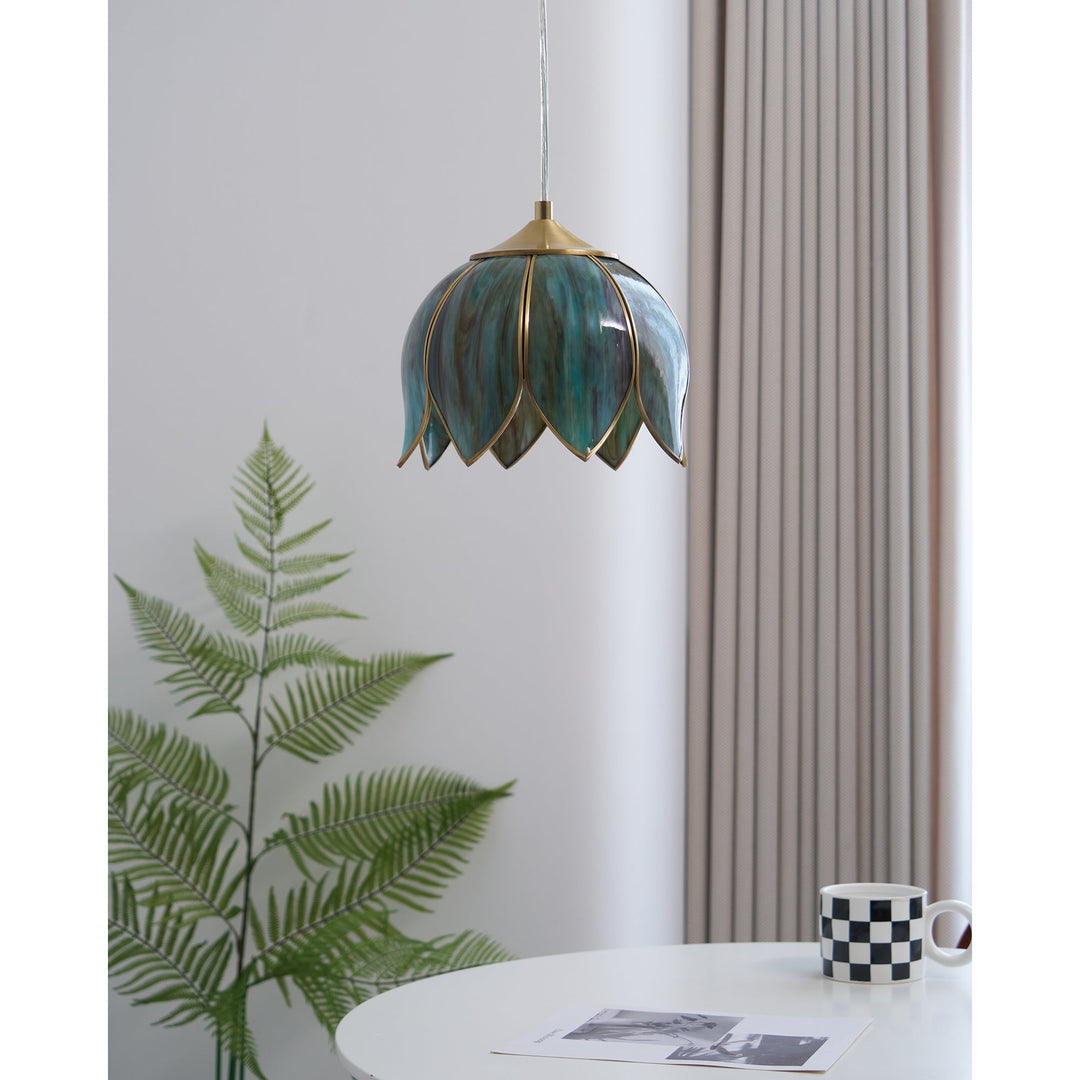 Retro Lotus Pendelleuchte