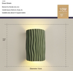 Cargar imagen en el visor de la Galería, Luz de Pared de Resina Japandi Curva Claridad