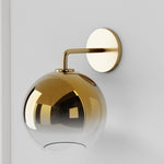 Load image into Gallery viewer, Selvion Artistic Globe Sconce Light - Handcrafted Glass Sculptural Wall Fixture
