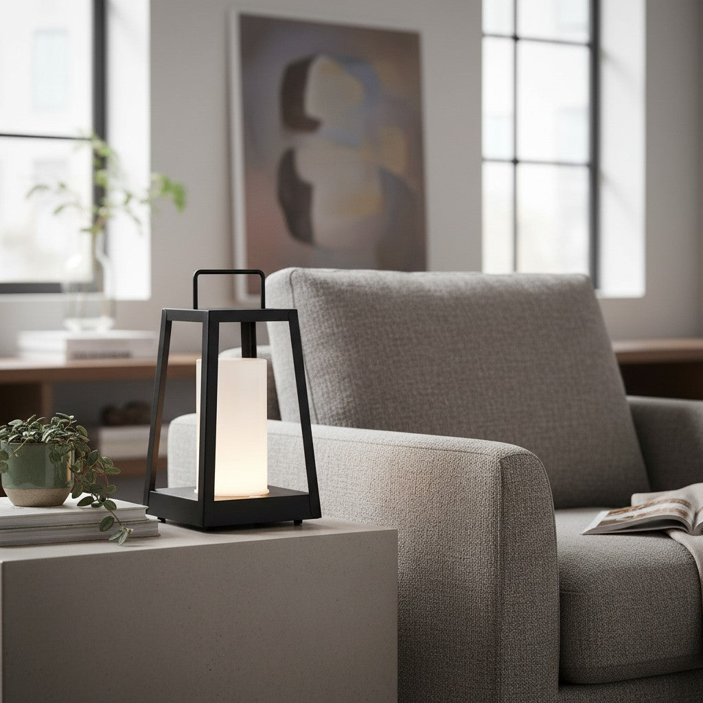 Ambulux Draagbare Buitenlamp - Compacte Lantaarn Esthetiek voor Kamperen of Dineren