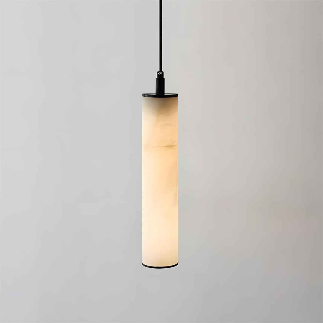 Calder Alabaster Rohr-Pendelleuchte