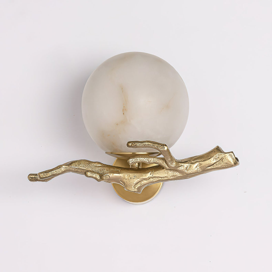 Retro Zweige Alabaster Wandleuchte