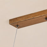 Carica l'immagine nella visualizzazione Galleria, Wood Color Resin Linear Branch Pendant Light