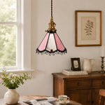 Cargar imagen en el visor de la Galería, Multicolor Stained Glass Pendant Light