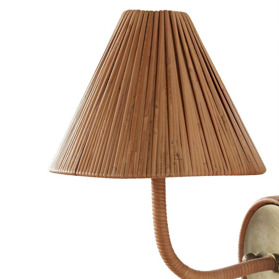 Welanery Lampe Murale Rustique Aspect Tissé Texturé - Éclairage d'Accent pour Salon