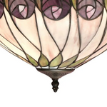 Charger l’image dans la visionneuse de la galerie, Plafonnier TF Hutchinson Tiffany avec Rose Mackintosh pour salons et salles à manger