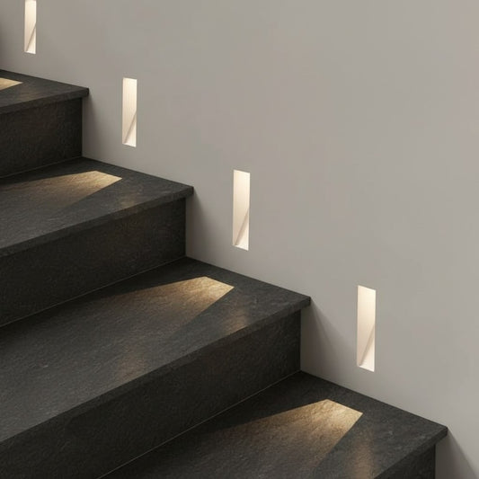 Lámpara de Pared con Sensor LED Stary – Lámpara Empotrada sin Marco para Escaleras en Pasillo