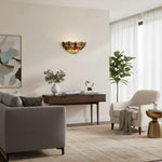 Afbeelding laden in galerijweergave, TF Dragonfly patroon wandlamp – Klassiek handgesneden glas-in-lood voor gangen en slaapkamers