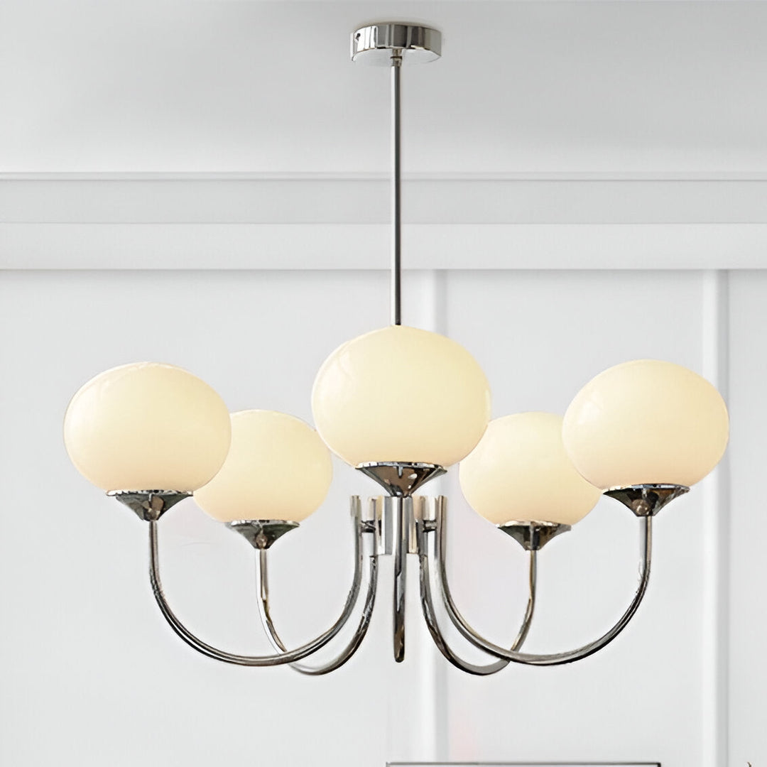 Candelabro Moderno Marshmallow de Vidrio