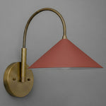 Load image into Gallery viewer, Curva Metal Curved Arm Modern Wall Sconce for Bedroom &amp; Hallway
