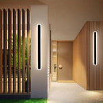 Cargar imagen en el visor de la Galería, Luz de Pared Ovalada Metálica Minimalista Edge IP65 Impermeable para Exterior