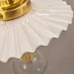 Cargar imagen en el visor de la Galería, pleated ceramic pendant light 26