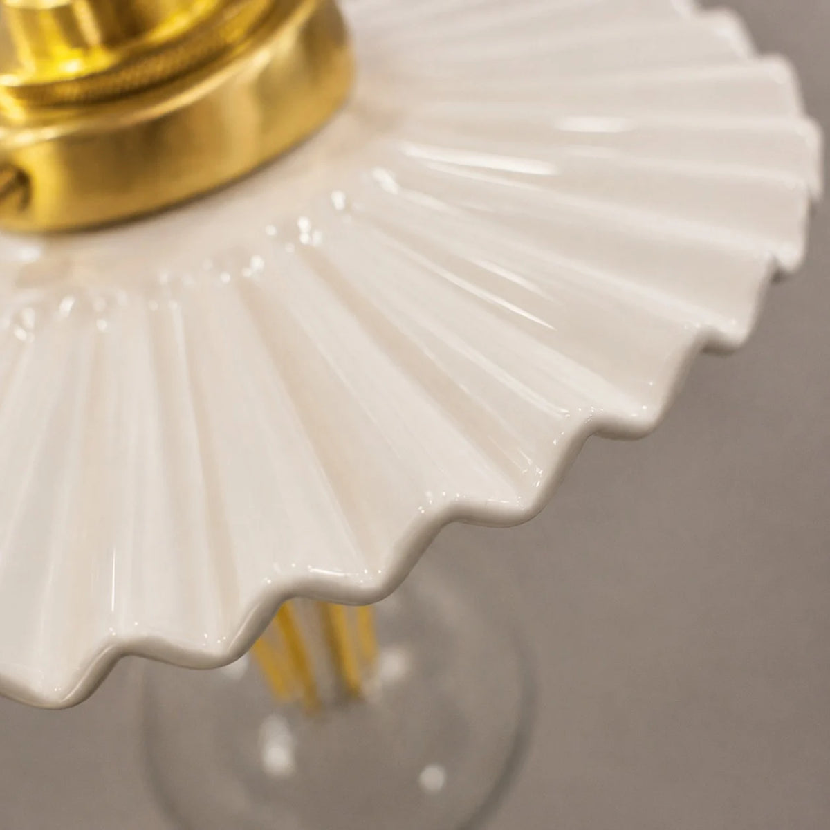 pleated ceramic pendant light 26