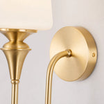 Charger l'image dans la visionneuse de la galerie, Close-up of the brass arm and wall plate