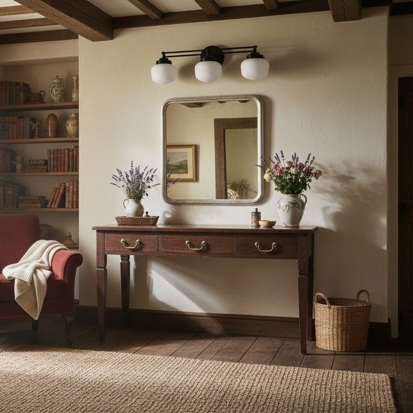 Opalume Multi-head Contemporary Wall Lamp for Mirror & Hallway