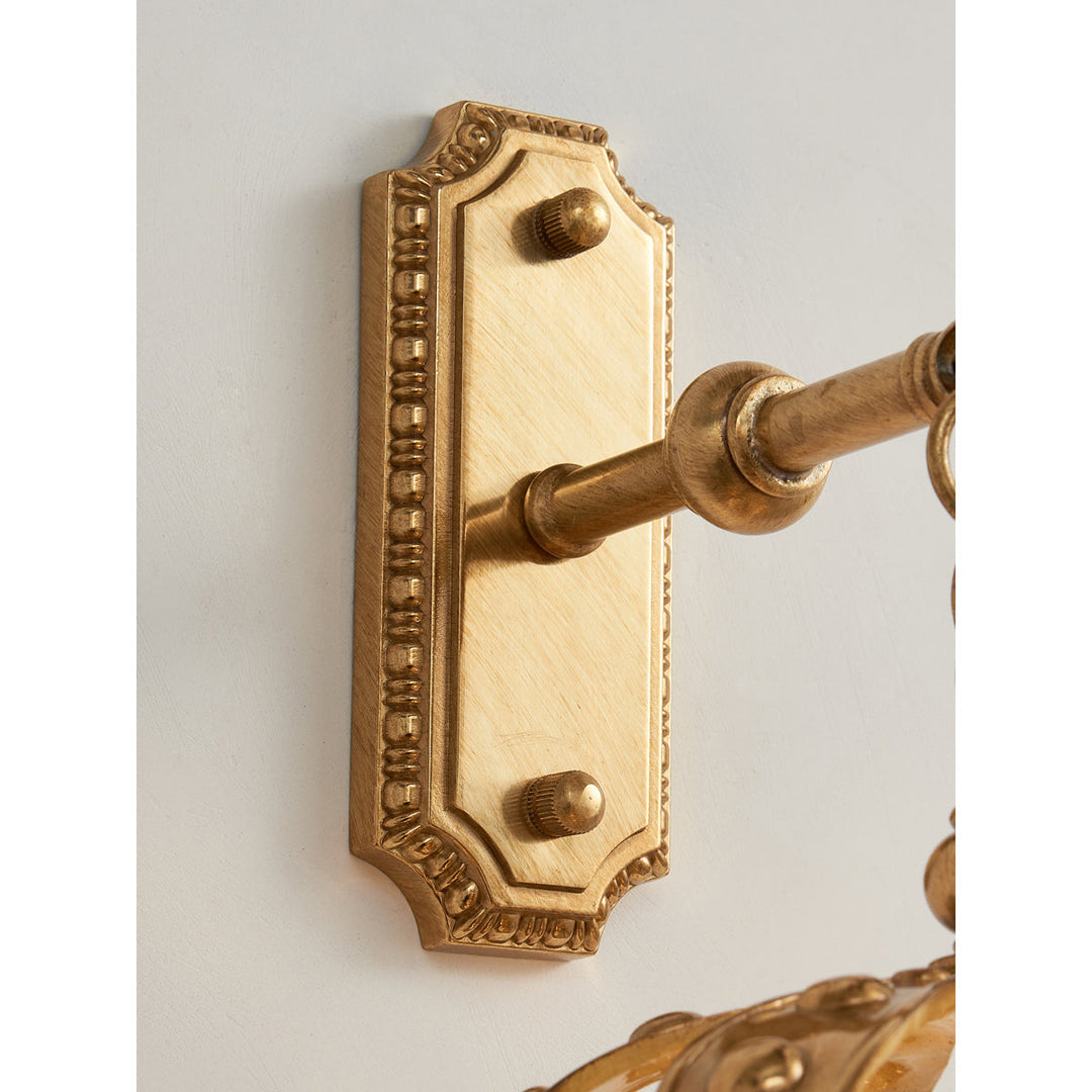 Lampe murale couronne en laiton Timon