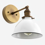 Load image into Gallery viewer, Conique Metal  Wall Sconce - White Metal Shade - Industrial Modern Lighting
