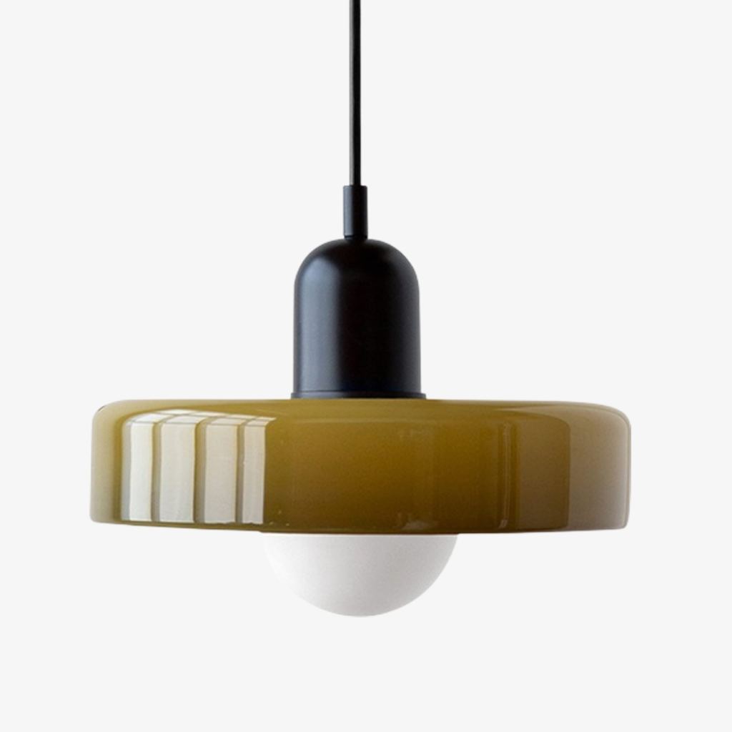 Glasora Moderne Glazen Hanglamp – Minimalistische Noordse Hanglamp voor Keuken en Hal N32
