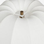 Załaduj obraz do przeglądarki galerii, Vellaro elegancka mosiężna lampa stołowa z abażurem z tkaniny – lampka nocna do współczesnej sypialni