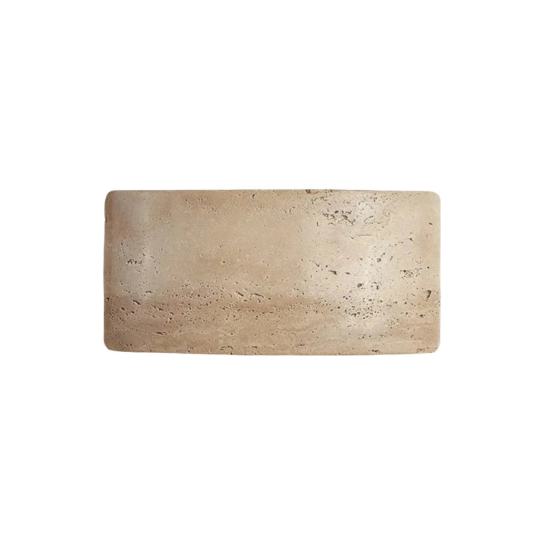 Luz de Pared Exterior Moderna de Travertino IP65 Impermeable