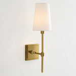 Load image into Gallery viewer, Derlina White Linen Shades Wall Lamp – Retro Metal Multi-Head Lighting Fixture
