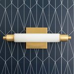Load image into Gallery viewer, Ornato Luxe Modern Vanity Sconce - Art Deco Wall Light with Cylinder Shade
