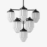 Load image into Gallery viewer, Tierlux Glass Multi-Tiered Glass Modern Pendant for Living &amp; Dining
