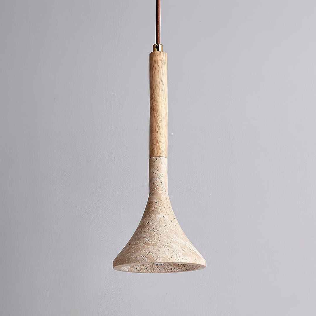Aplomb Japandi travertijn hanglamp