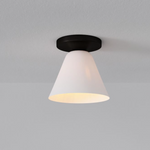 Load image into Gallery viewer, Conica Cone Flush Mount – Glass Ceiling Light for Modern Spaces
