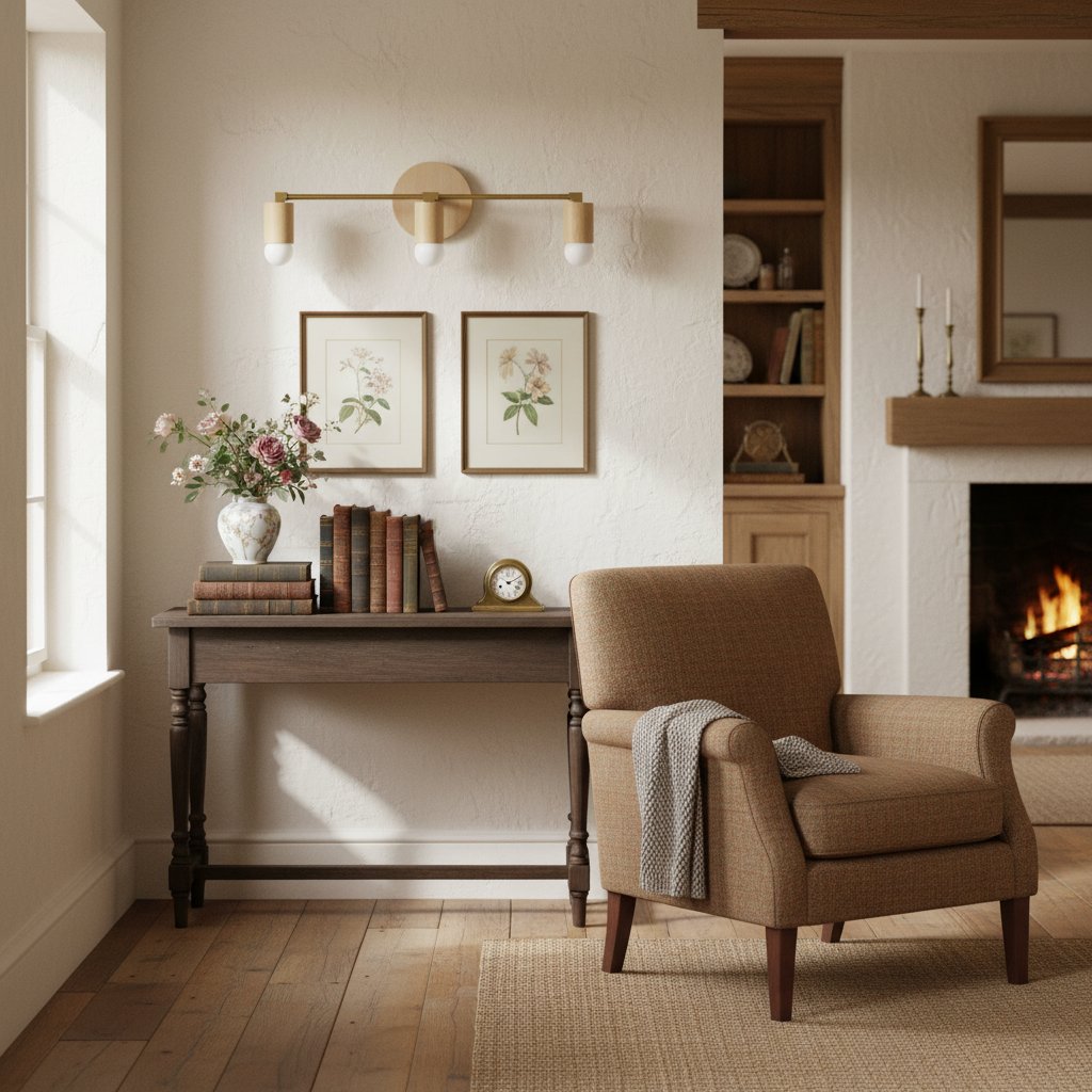 Mobilux Spherical Design Modern Natural Sconce for Bedroom & Study