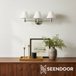 Load image into Gallery viewer, Havren Contemporary Metal Triple Wall Fixture for Entryway &amp; Bedroom
