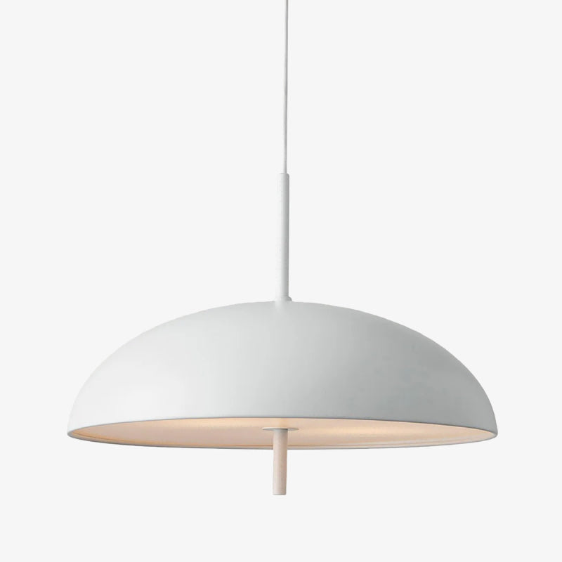 Aurelia Hanglamp - Sculpturaal Metalen Frame met Strakke Lampenkap voor Eetkamer en Hal