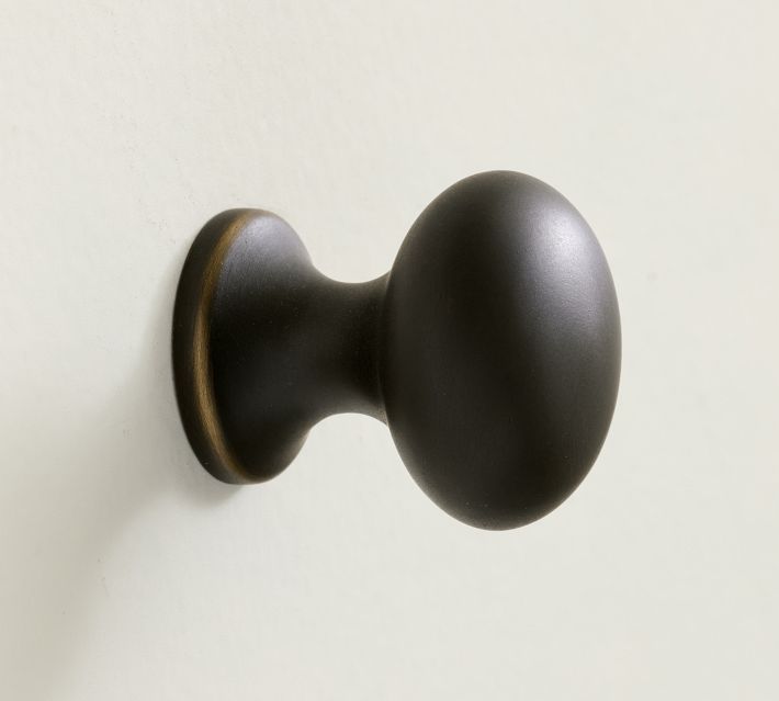 Easy to Install Cabinet Knob - In Polished Nickel, Antique Brass