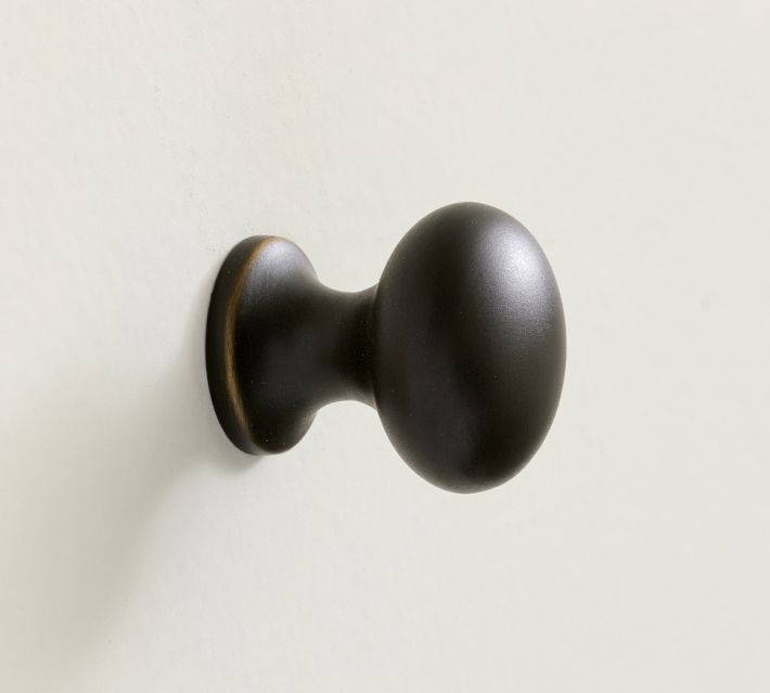Easy to Install Cabinet Knob - In Polished Nickel, Antique Brass