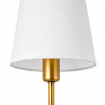 Carica l'immagine nella visualizzazione Galleria, Close-up of the fabric and opal glass shade details