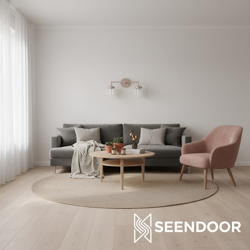 Tierlux Vertically Layered Colored Glass Wall Light for Living Room & Hallway