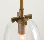 Load image into Gallery viewer, Auria Metal Brass Pendant Lighting - Vintage Finish with Glass Shade
