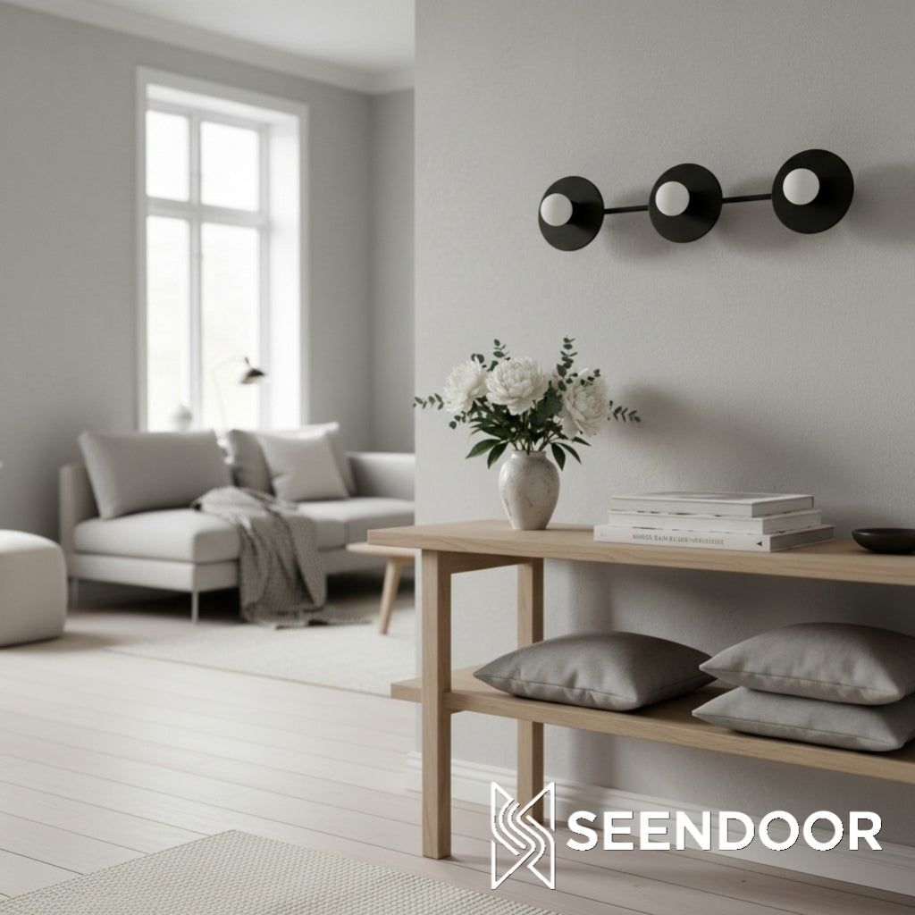 Radiro Globe Triple Sphere Modern Vanity Light for Bathroom