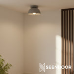 Load image into Gallery viewer, Metio Multi-Color Dome Flush Mount Ceiling Light Contemporary for Dining Area &amp; Entry
