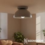 Load image into Gallery viewer, Metio Multi-Color Dome Flush Mount Ceiling Light Contemporary for Dining Area &amp; Entry
