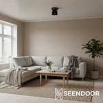 Load image into Gallery viewer, Metio Dome Bowl Shape Modern Flush Mount for Bedroom &amp; Living Room
