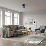 Load image into Gallery viewer, Metio Dome Bowl Shape Modern Flush Mount for Bedroom &amp; Living Room
