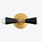 Load image into Gallery viewer, Pyralis Cone Art Deco Wall Light - Multi-Directional Sconce for Vanity or Wall
