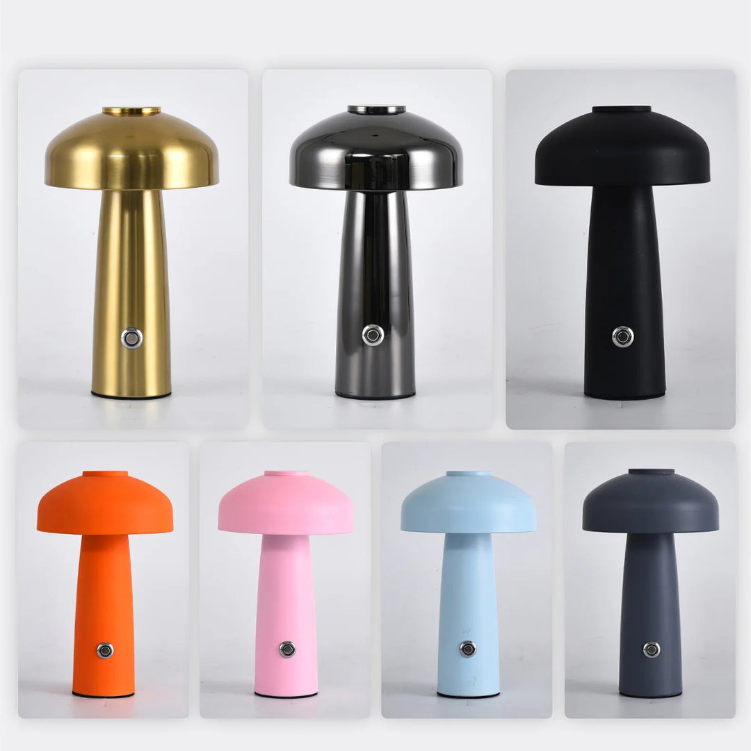 Lampada da tavolo Leon Mushroom (batteria integrata)