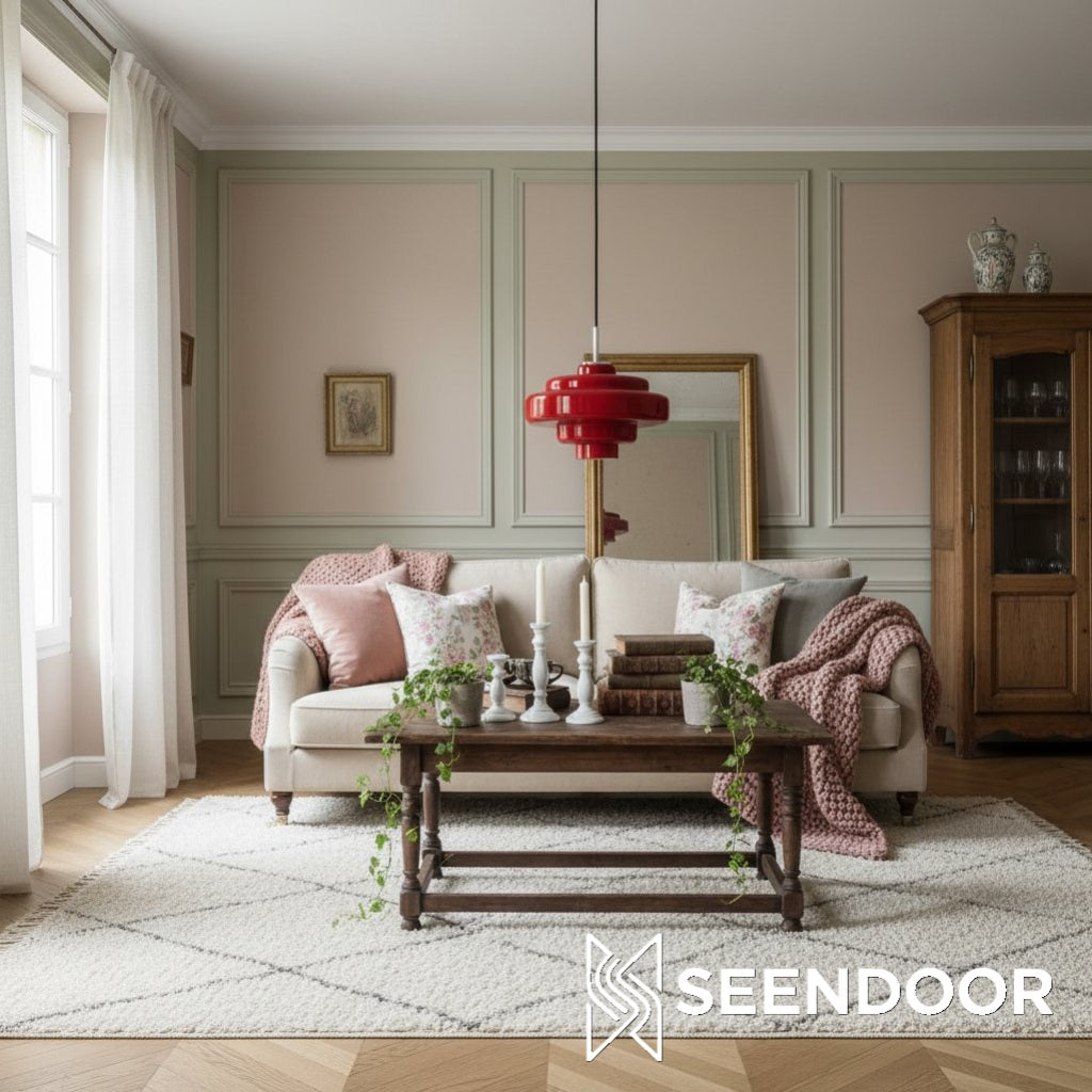 Koloro Millie glazen hanglamp - retrostijl met moderne elegantie