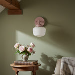 Load image into Gallery viewer, Opalume Glass Vanity Light - Vintage Inspired Bathroom Wall Lighting
